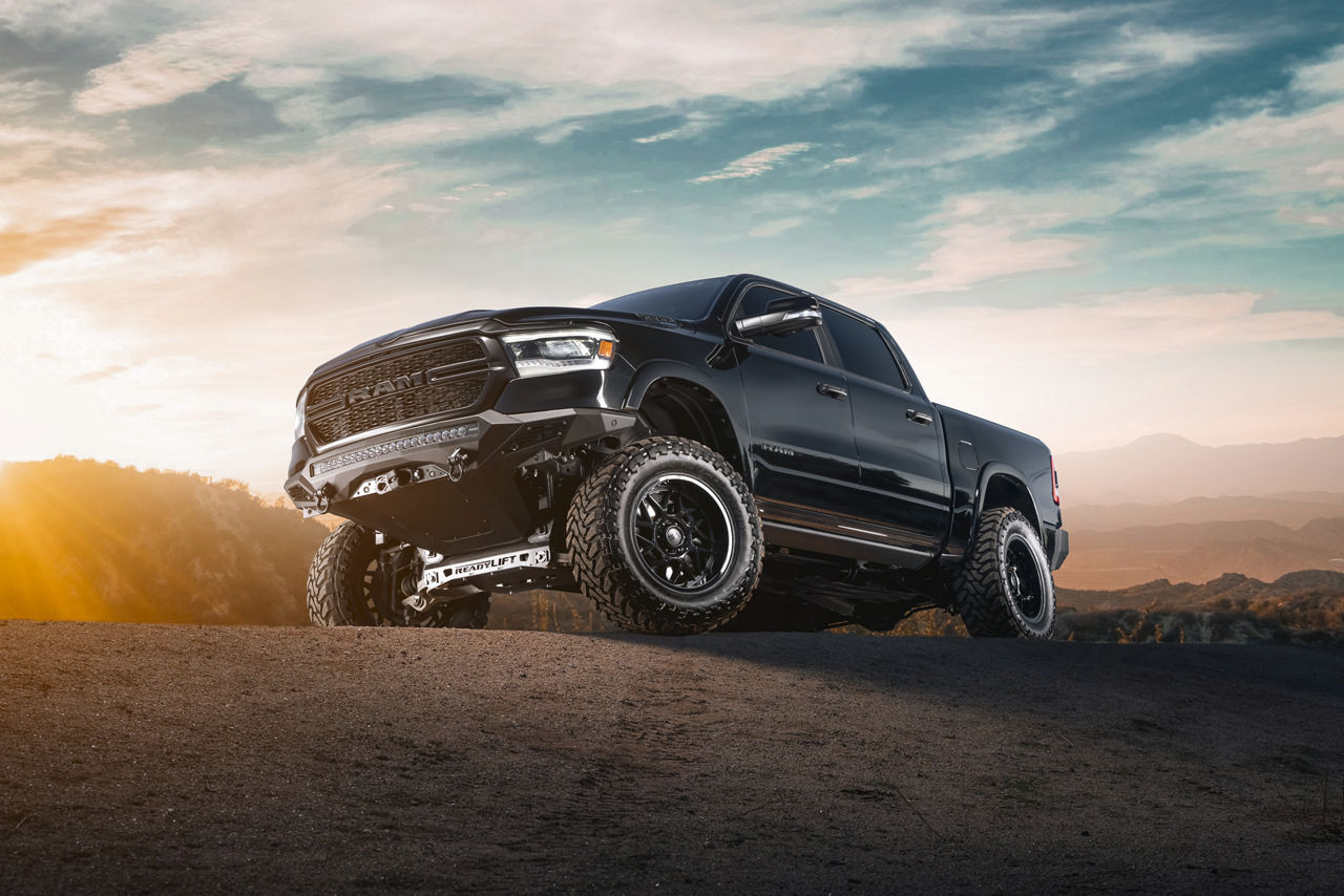 2022 Dodge Ram Bighorn - Moto Metal TURBINE - Black | Moto Metal